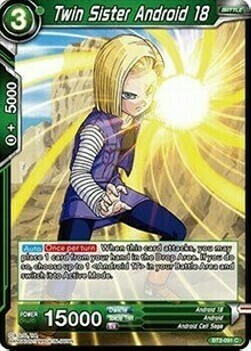 Twin Sister Android 18 Card Front