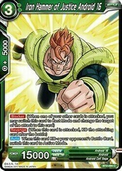Iron Hammer of Justice Android 16 Card Front