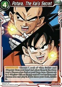 Potara, The Kai's Secret Card Front