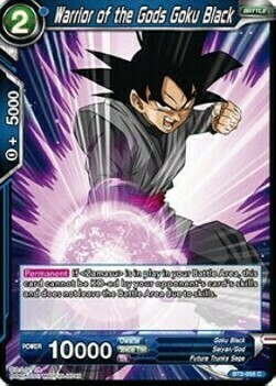 Warrior of the Gods Goku Black Card Front