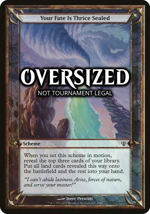 Your Fate Is Thrice Sealed Card Front