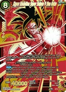 Hyper Evolution Super Saiyan 4 Son Goku Card Front