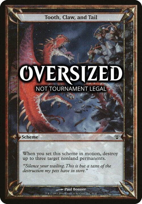 Tooth, Claw, and Tail Card Front