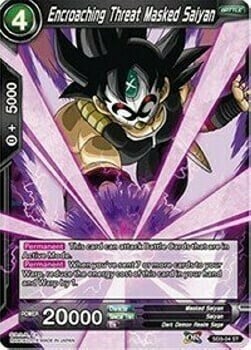 Encroaching Threat Masked Saiyan Card Front