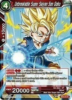 Unbreakable Super Saiyan Son Goku Card Front