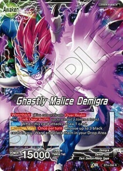 Ghastly Malice Demigra Card Front