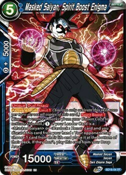 Masked Saiyan, Spirit Boost Enigma Card Front
