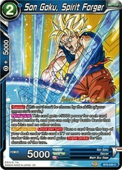 Son Goku, Forgiatore dello Spirito Card Front