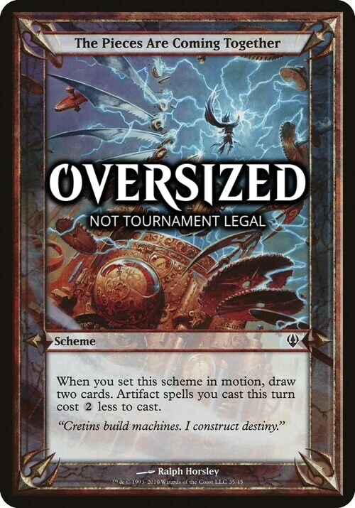 The Pieces Are Coming Together Card Front