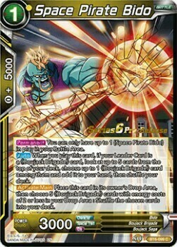 Space Pirate Bido Card Front