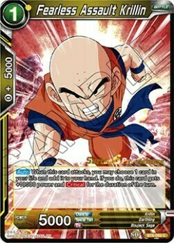 Fearless Assault Krillin Card Front