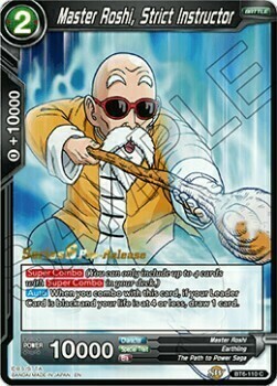 Master Roshi, Strict Instructor Card Front