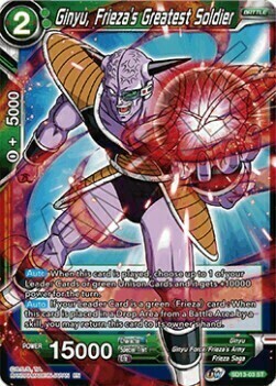 Ginyu, Frieza's Greatest Soldier Card Front