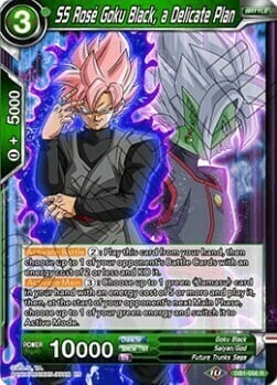 SS Rose Goku Black, a Delicate Plan Card Front