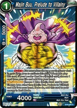 Majin Buu, Prelude to Villainy Card Front