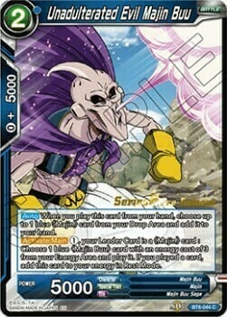Unadulterated Evil Majin Buu Card Front