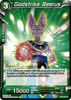 Godstrike Beerus Card Front