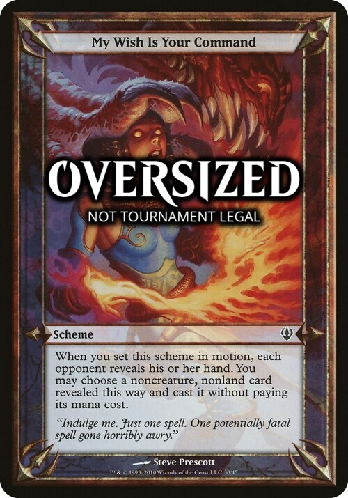 My Wish Is Your Command Card Front