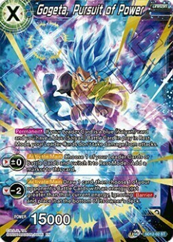 Gogeta, Pursuit of Power Card Front