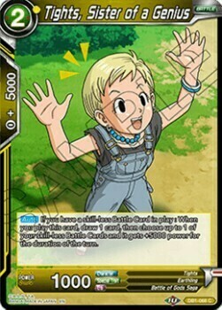 Tights, Sister of a Genius Card Front