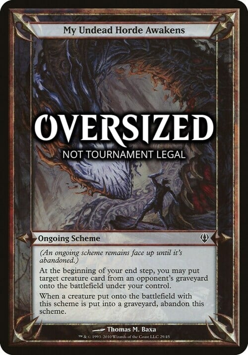 My Undead Horde Awakens Card Front