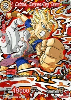 Cabba, Saiyan Tag Team Card Front