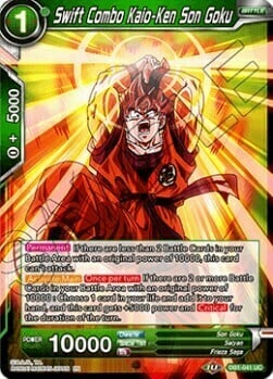 Swift Combo Kaio-Ken Son Goku Card Front