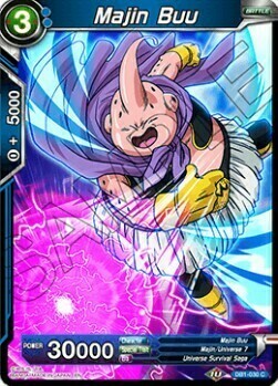 Majin Buu Card Front