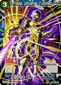 Frieza, Universe 7 United Card Front