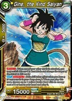 Gine, the Kind Saiyan Card Front