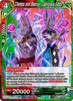Champa and Beerus, Capricious Gods Card Front