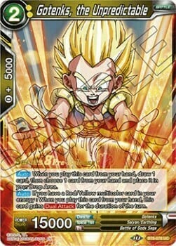 Gotenks, l'Imprevedibile Card Front
