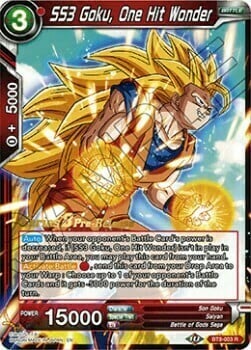 SS3 Goku, One Hit Wonder Card Front