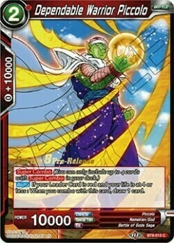 Piccolo, Guerriero Affidabile Card Front