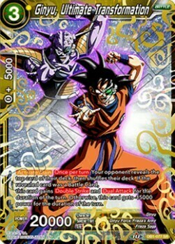 Ginyu, Ultimate Transformation Card Front