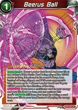 Beerus Ball Card Front