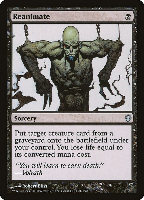 Reanimate Card Front