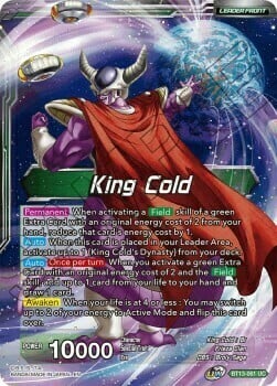 King Cold // King Cold, Ruler of the Galactic Dynasty Card Front