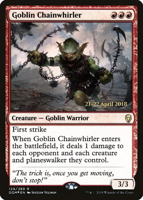 Goblin Chainwhirler Card Front