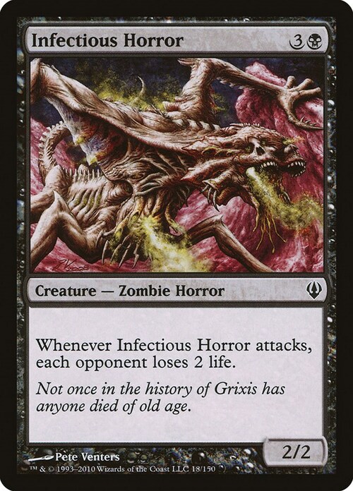 Infectious Horror Card Front