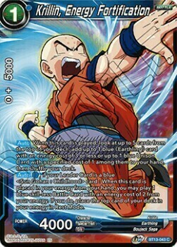Krillin, Energy Fortification Card Front