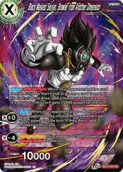 Black Masked Saiyan, Brawler from Another Dimension Card Front