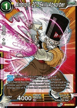 Android 20, Skill Absorber Card Front