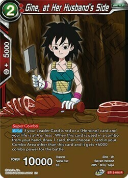 Gine, at Her Husband's Side Card Front