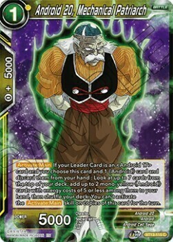 Android 20, Mechanical Patriarch Card Front