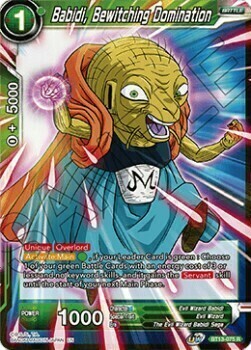 Babidi, Bewitching Domination Card Front