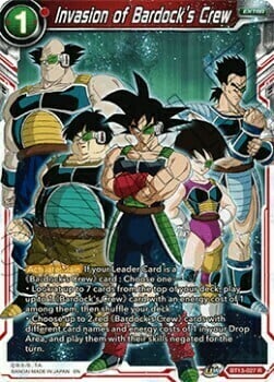Invasion of Bardock's Crew Card Front