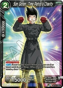Son Goten, Time Patrol's Charity Card Front