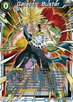 Galactic Buster Card Front