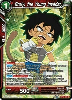 Broly, the Young Invader Card Front